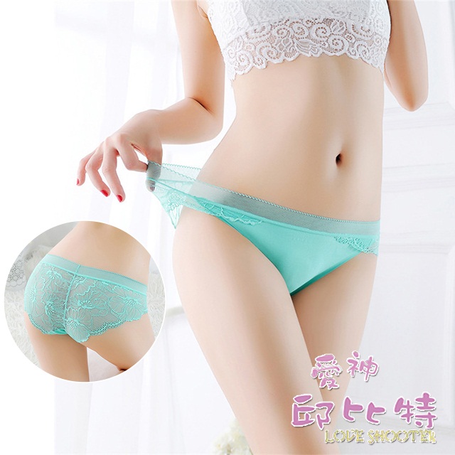 愛神邱位元-熱銷一片式冰絲無痕女內褲,外貿奢華蕾絲性感美臀丁字褲(CB127)