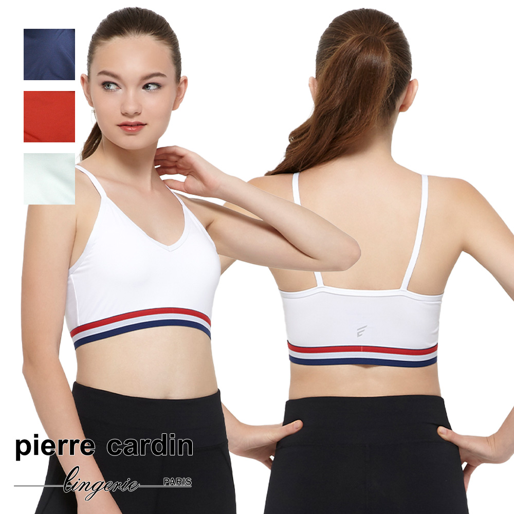 【pierre cardin 皮爾卡登女性內衣】活力細肩無鋼圈運動內衣