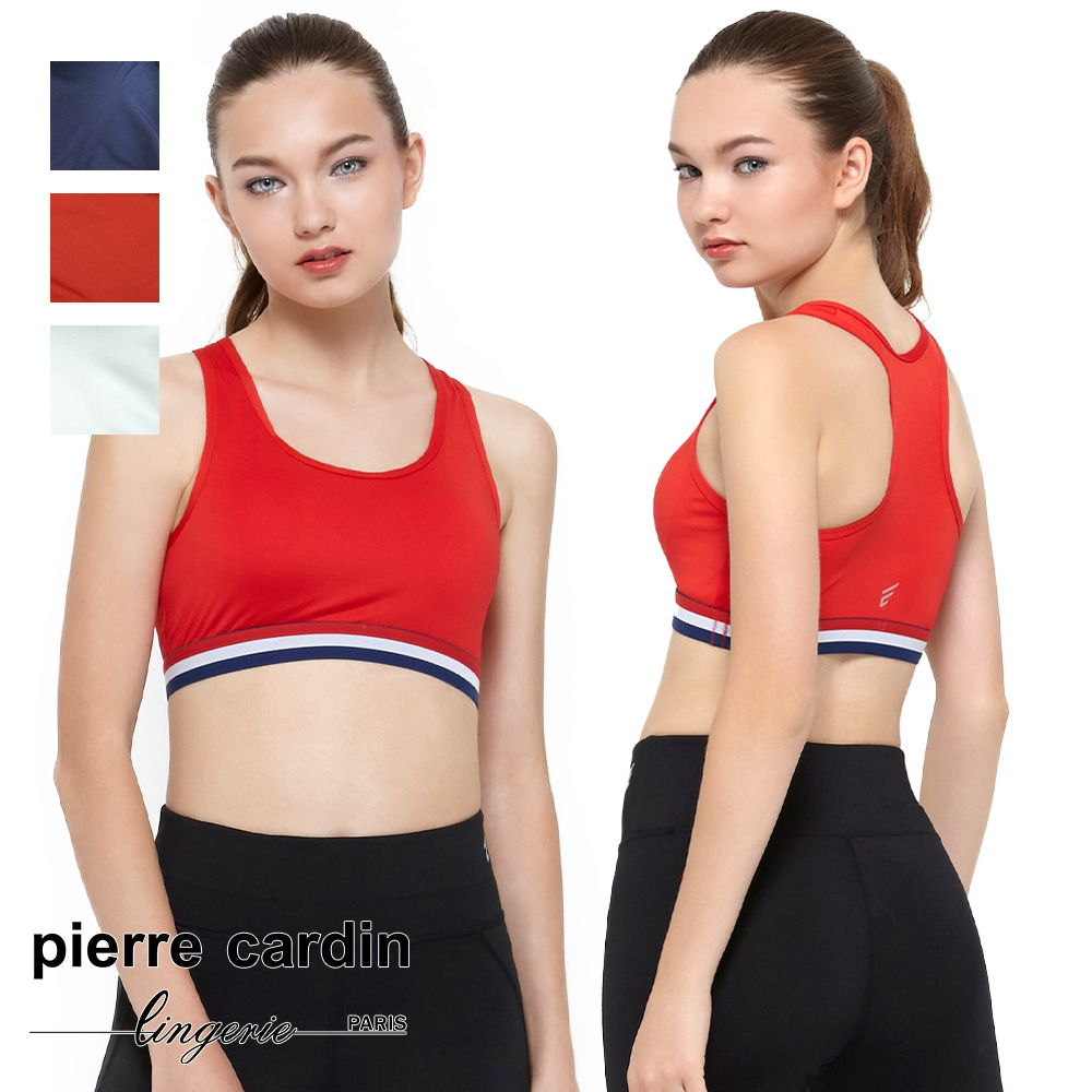 【pierre cardin 皮爾卡登女性內衣】活力挖背無鋼圈運動內衣