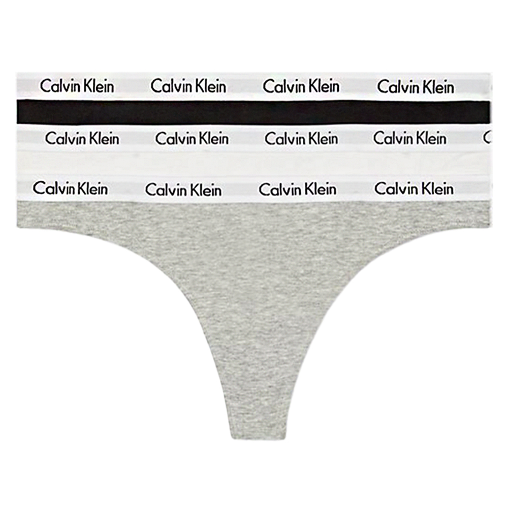 Calvin Klein Cotton Stretch 基本款 棉質丁字褲 CK內褲 女內褲 -三件組