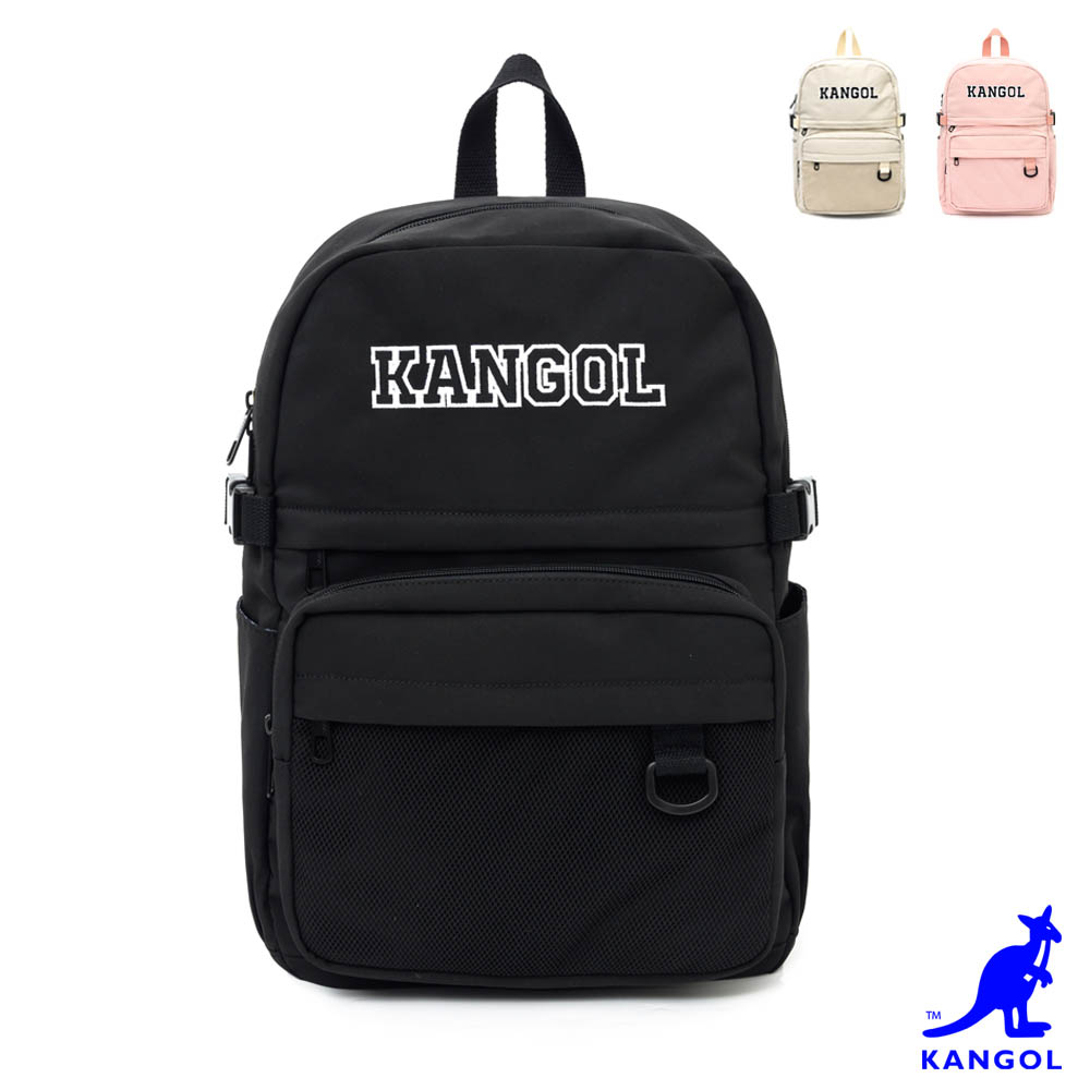 KANGOL - 英國袋鼠大字文青旅行電腦後背包