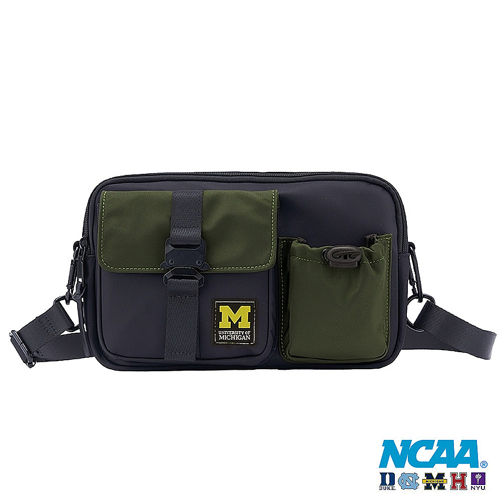 NCAA - 正版美國密西根大學Michigan工裝風機能斜背包