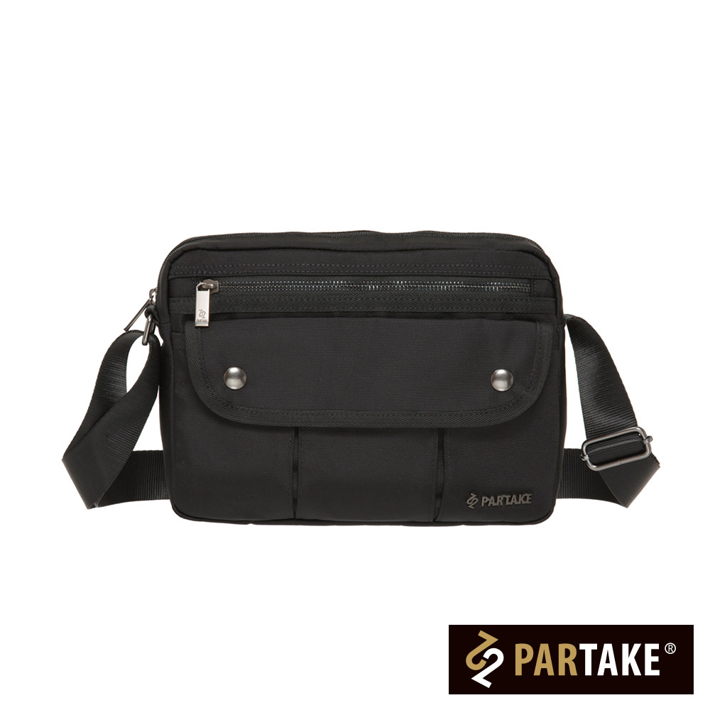 【PARTAKE】E5-橫式側背包-黑 PT21-E5-61BK