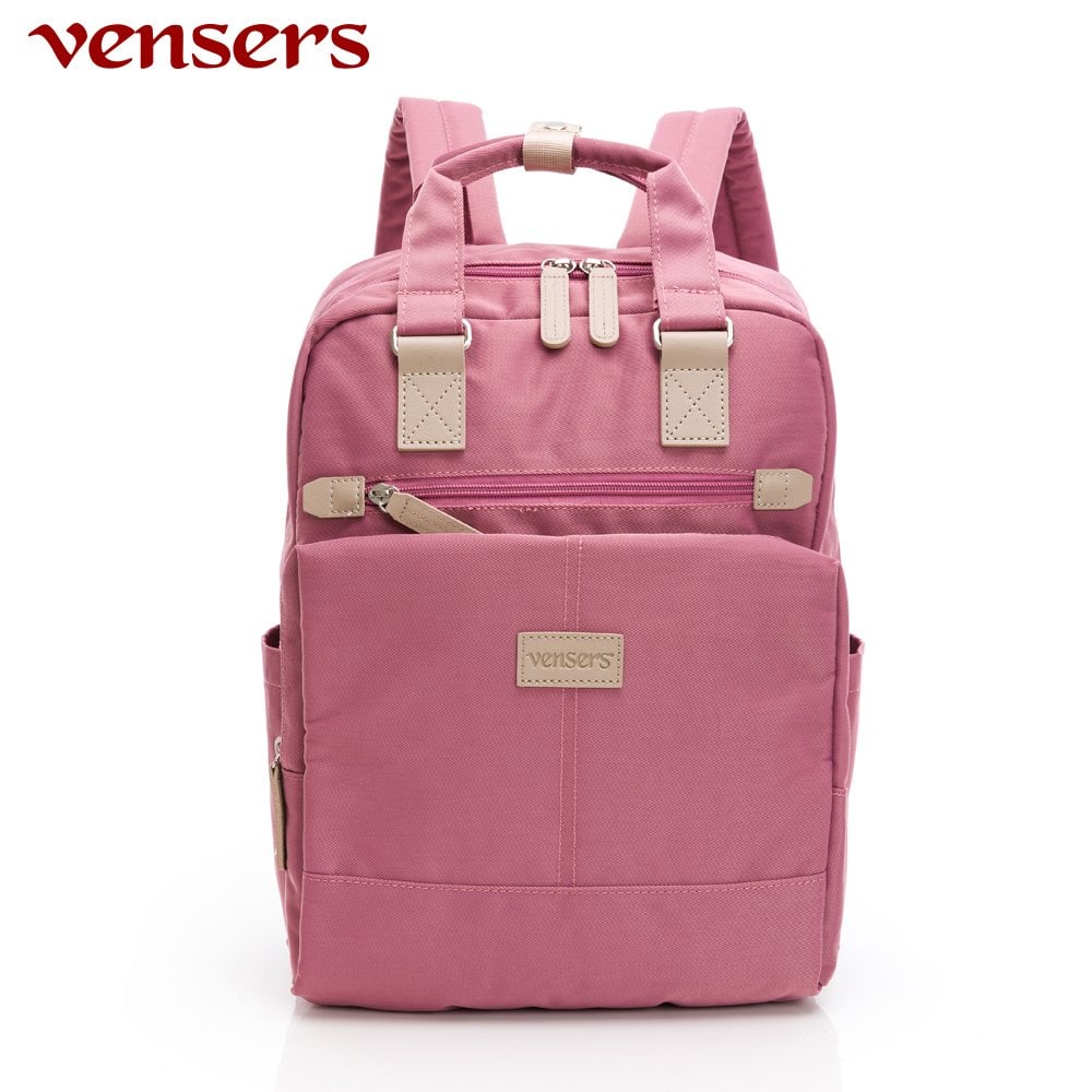 【vensers】都會風後背包(RB202302粉紫)
