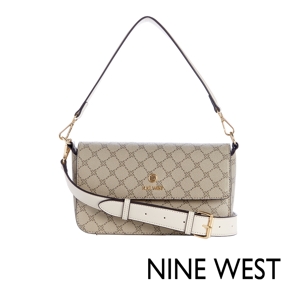 NINE WEST SIERA兩用手提斜背包-LOGO紋(540920)