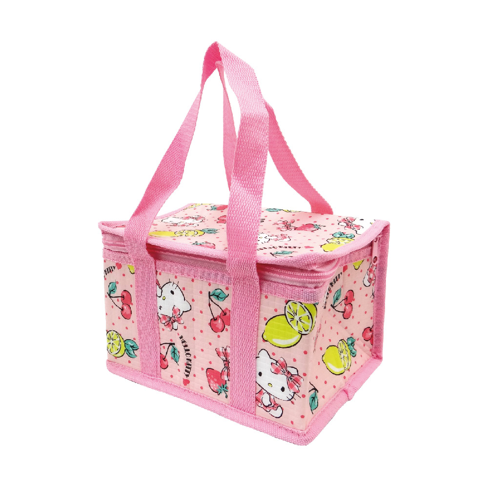 三麗鷗Sanrio Hello Kitty凱蒂貓 鋁箔立體保溫袋S 保冷袋 野餐袋 【收納王妃】