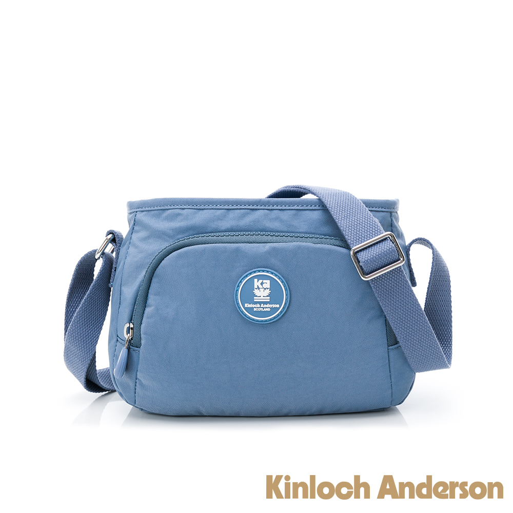 【Kinloch Anderson】FRANCIS 拉鍊斜側包 -藍色