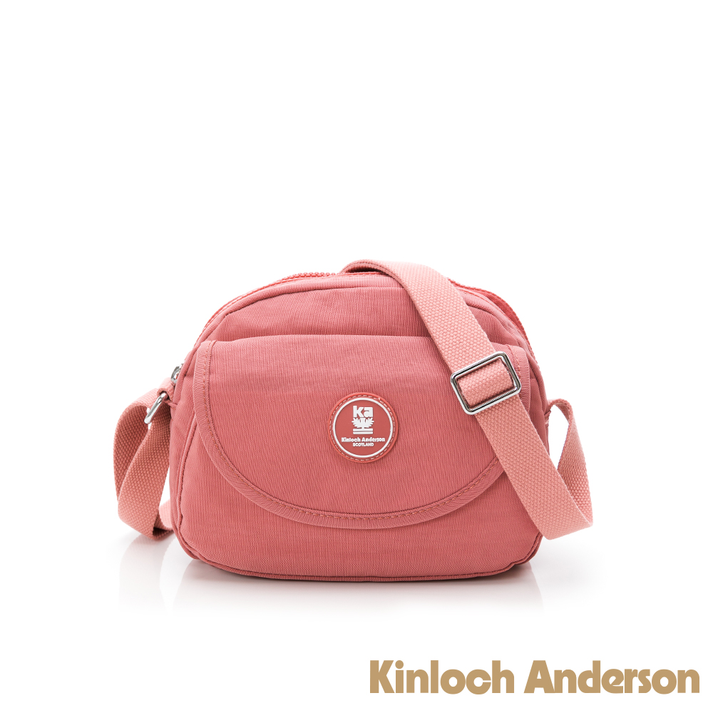 【Kinloch Anderson】FRANCIS 翻蓋斜側包 -桃紅色