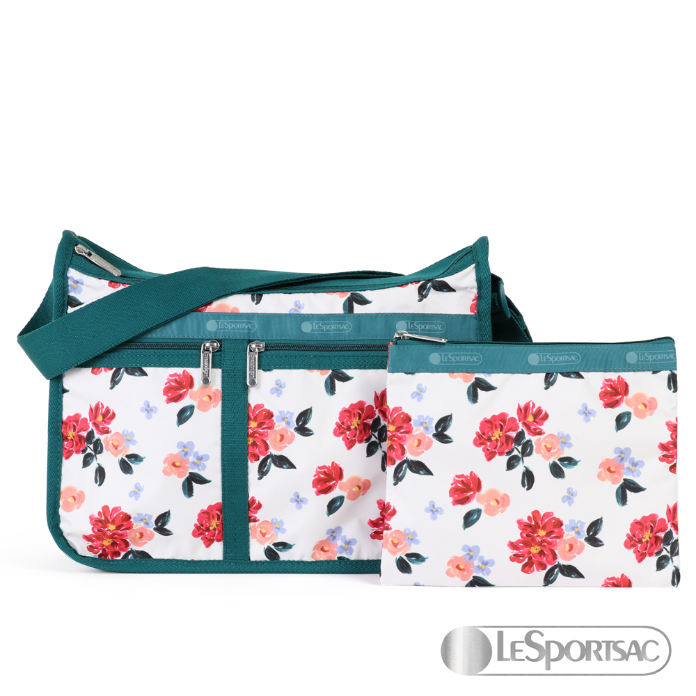 LeSportsac - Standard 雙口袋A4大書包-附化妝包 (夏日花卉)