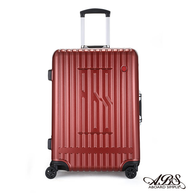 ABS愛貝斯旅行箱 鋁本框 酒紅29吋 99-054A