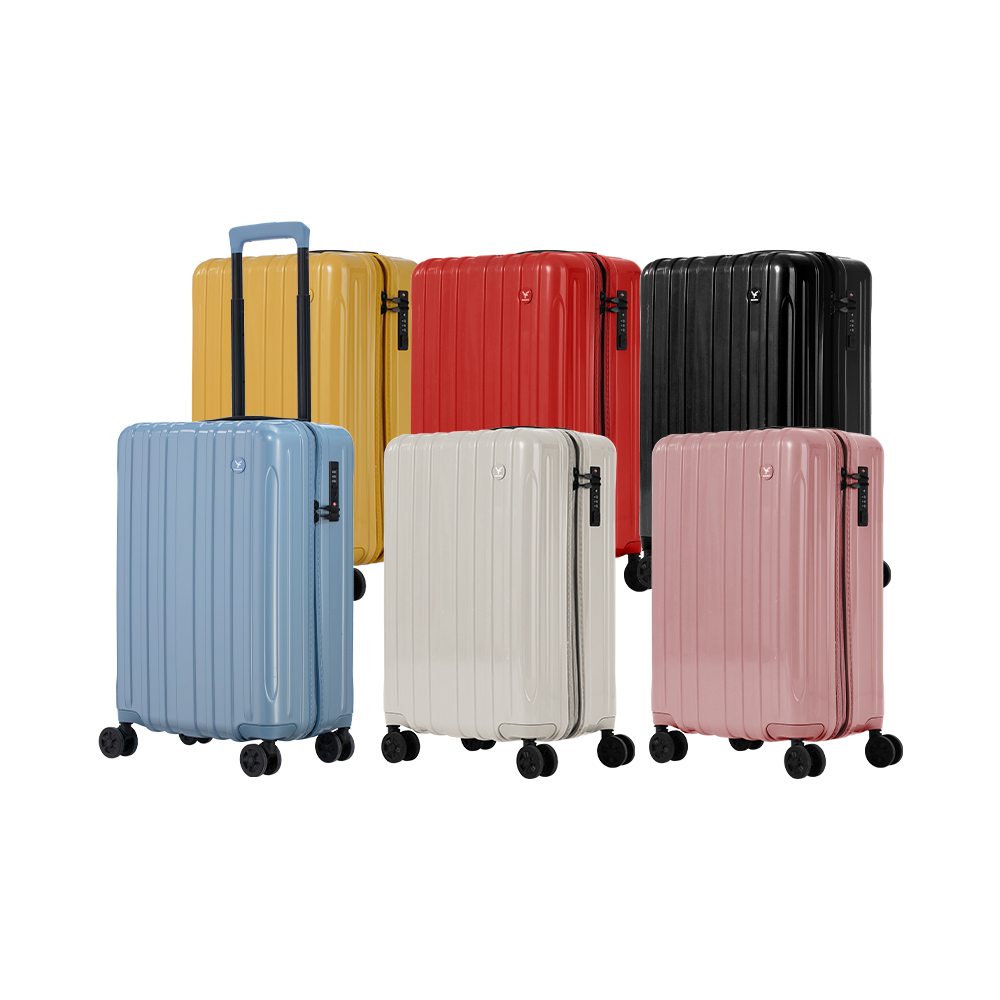 AOU微笑旅行跨界輕旅系列 20吋防爆拉鍊 行李箱 登機箱 專利包袋掛勾47L