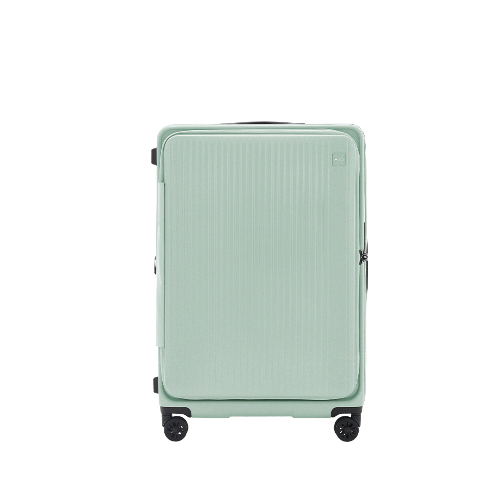 AOU微笑旅行 前開式行李箱 旅行逸遠系列 25吋 上開式行李箱 防爆拉鍊 可加大
