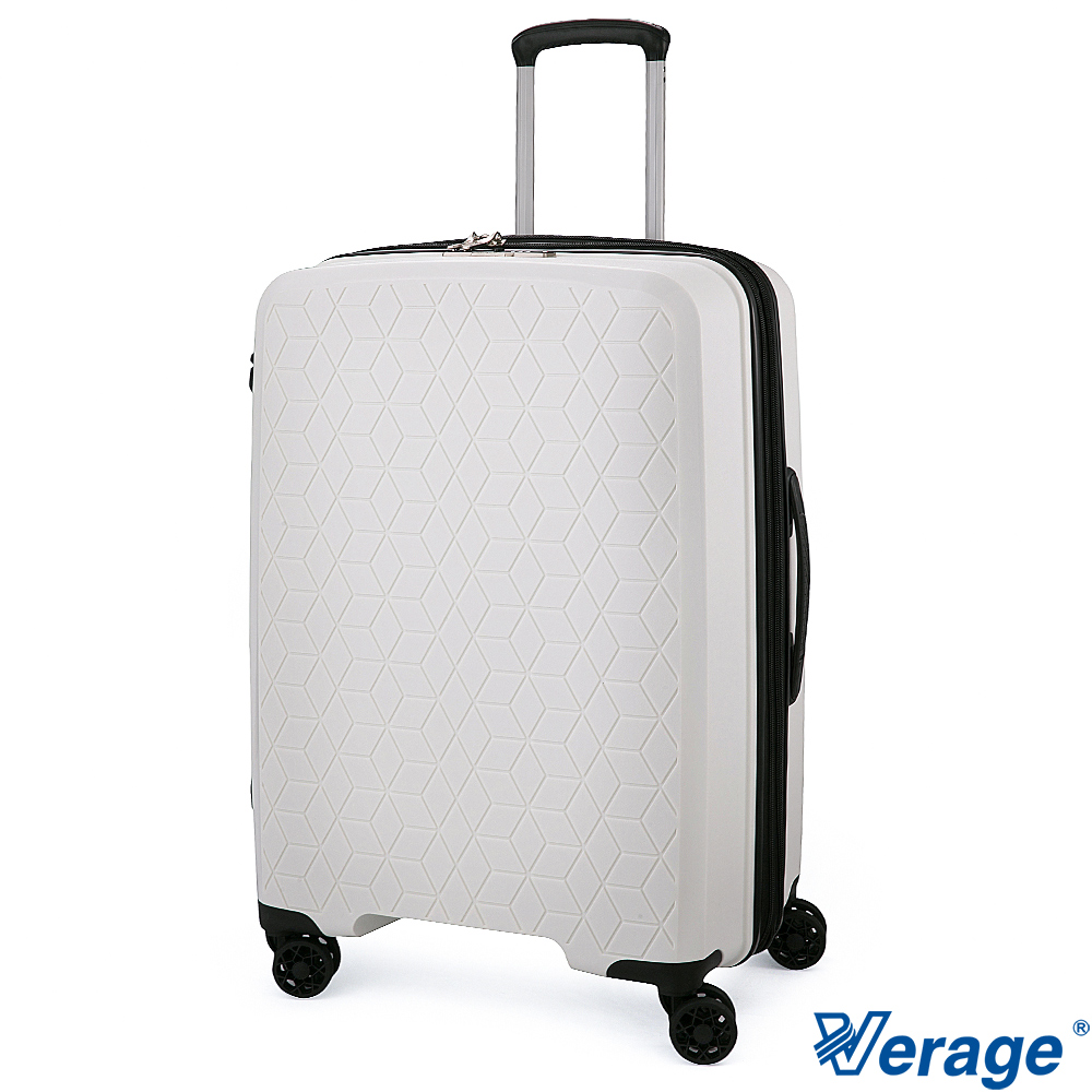 Verage~維麗杰 25吋鑽石風潮系列登機箱/行李箱(白)