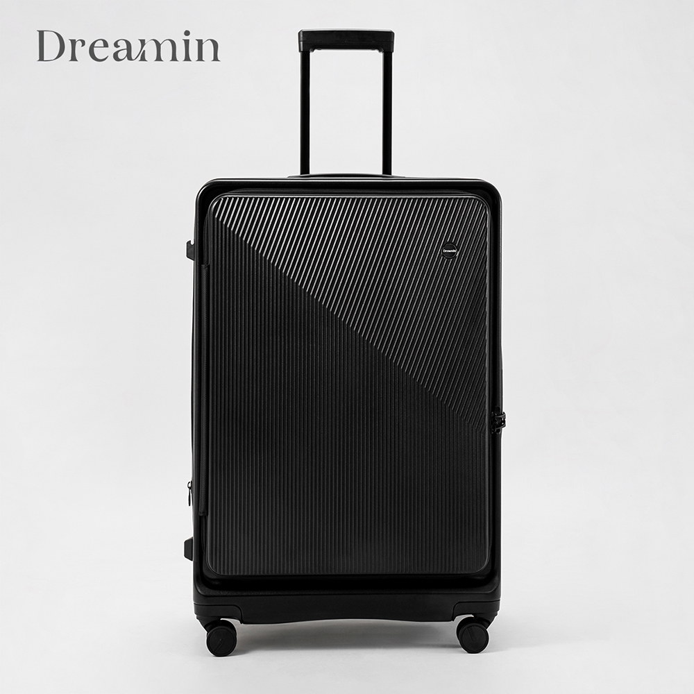 Dreamin Inno系列 29吋前開式行李箱/旅行箱-曜石黑