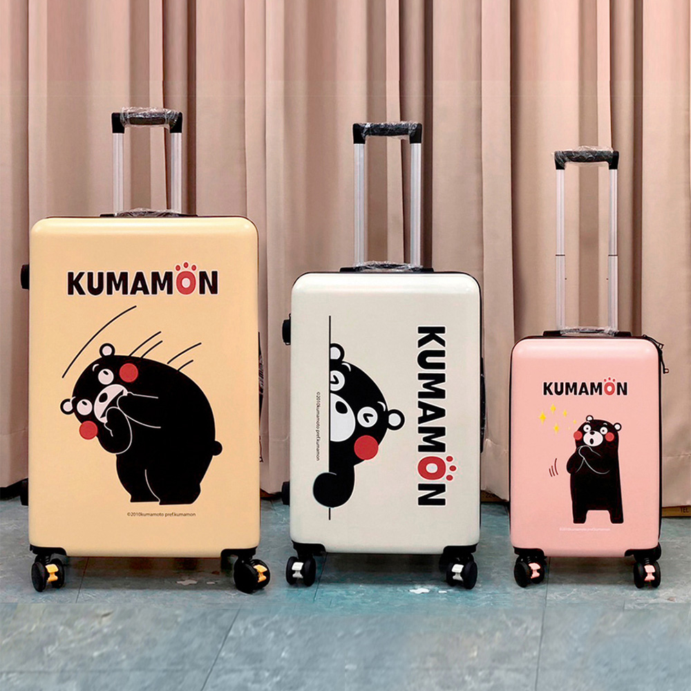 Kumamon熊本熊避震靜音行李箱三件組