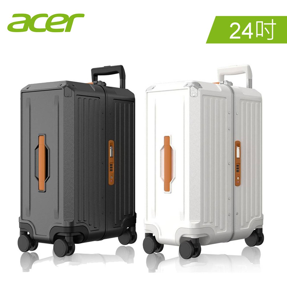 ACER Melbourne 墨爾本系列 四輪對開胖胖行李箱 24吋