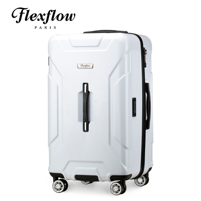 Flexflow 消光白 29型 特務箱 智能測重 防爆拉鍊旅行箱 南特系列 29型行李箱