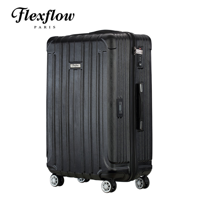 Flexflow 髮絲黑 29吋 智能測重防爆拉鍊旅行箱 里昂系列 29吋行李箱