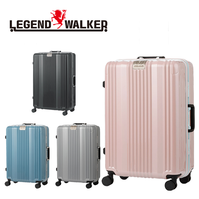 日本 LEGEND WALKER 6032-58-24吋 PC材質超輕量行李箱