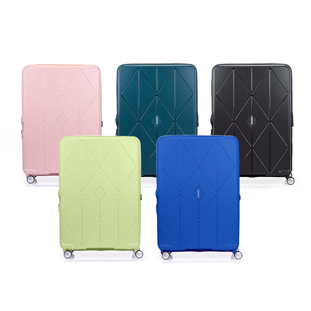 AMERICAN TOURISTER美國旅行者 30吋 ARGYLE 菱格抗菌環保可擴充PP耐衝擊行李箱(多色可選)