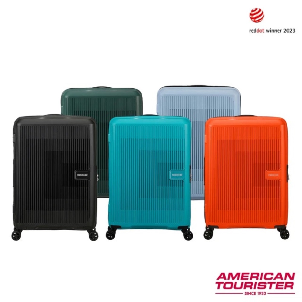 AMERICAN TOURISTER美國旅行者 24吋 AEROSTEP 立體漸層可擴充PP輕盈行李箱(多色可選)