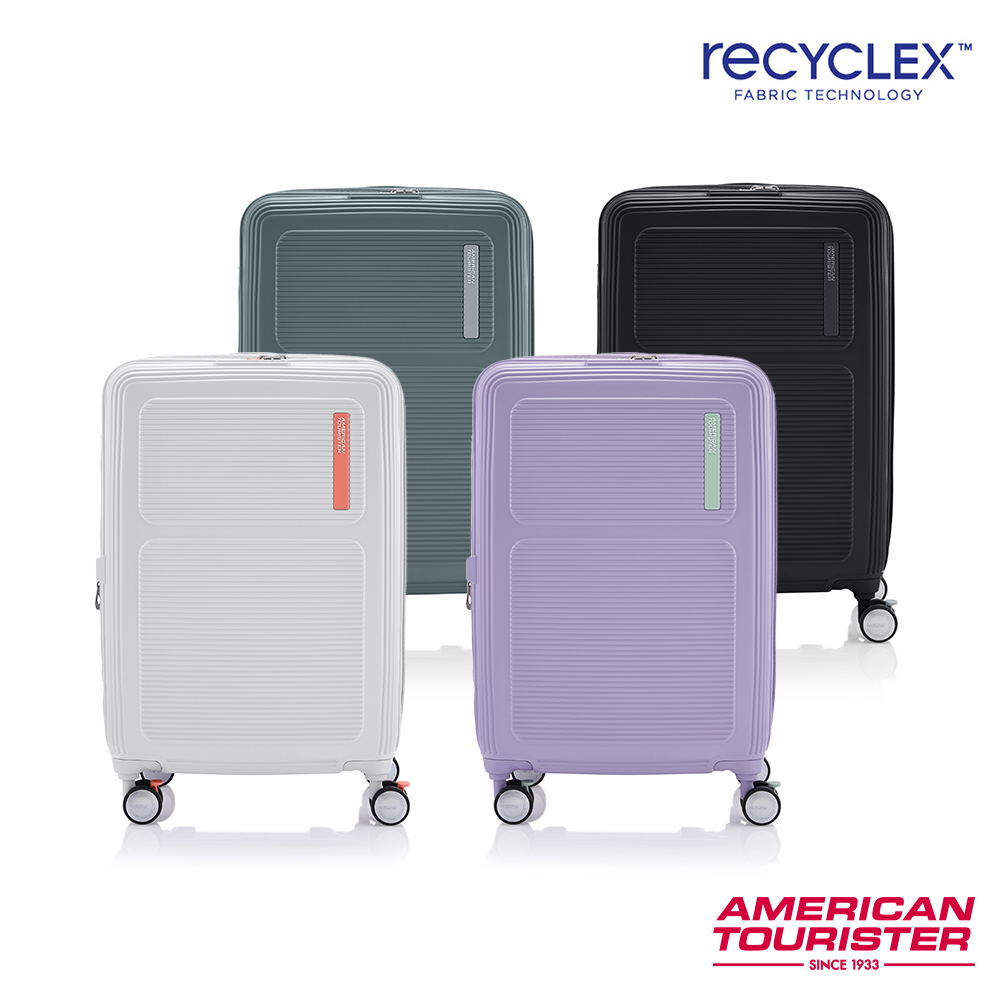 AMERICAN TOURISTER美國旅行者 24吋 MAXIVO 2/8抗菌可擴充PC防盜拉鍊煞車輪行李箱(多色可選)