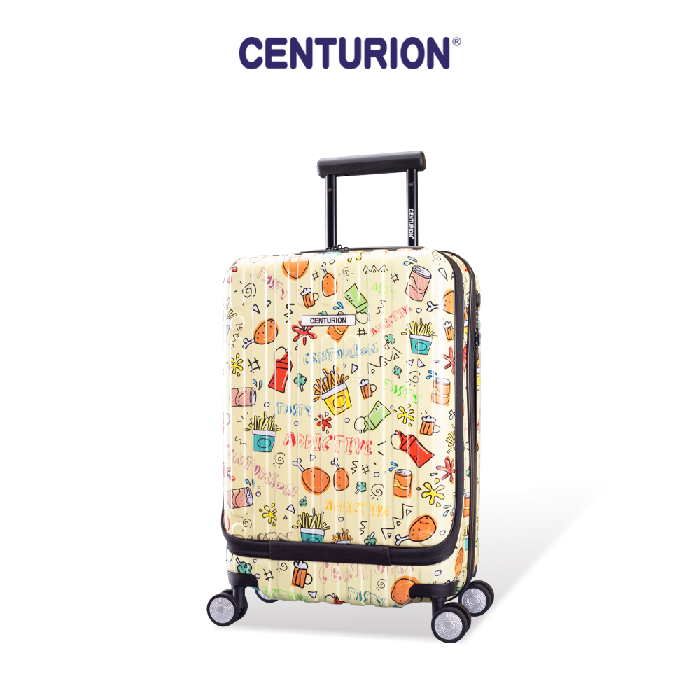 【CENTURION 百夫長】20吋 頭等艙 前開式 旅行箱 Foodie 行李箱 登機箱