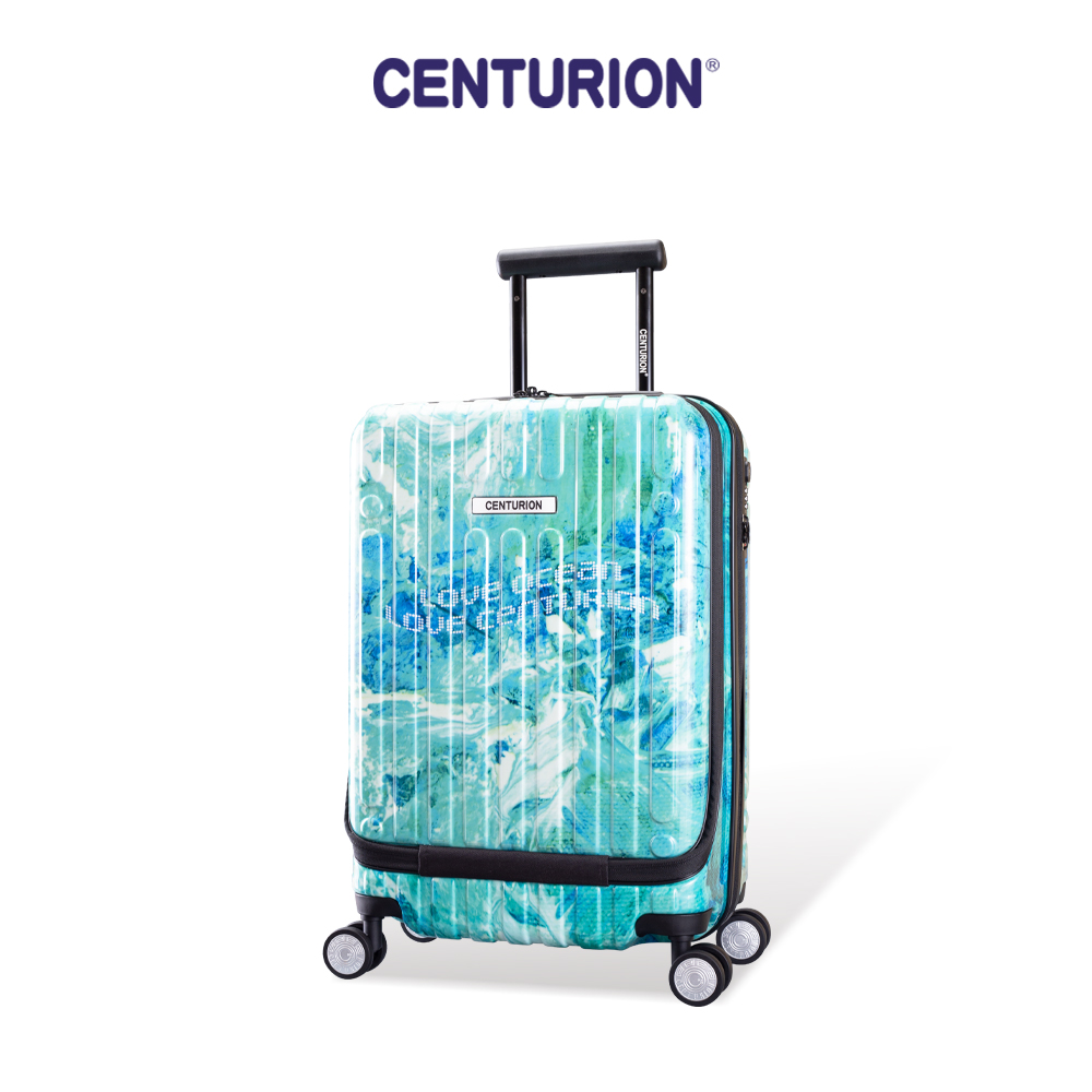 【CENTURION 百夫長】20吋 頭等艙 前開式 旅行箱 海洋 行李箱 登機箱