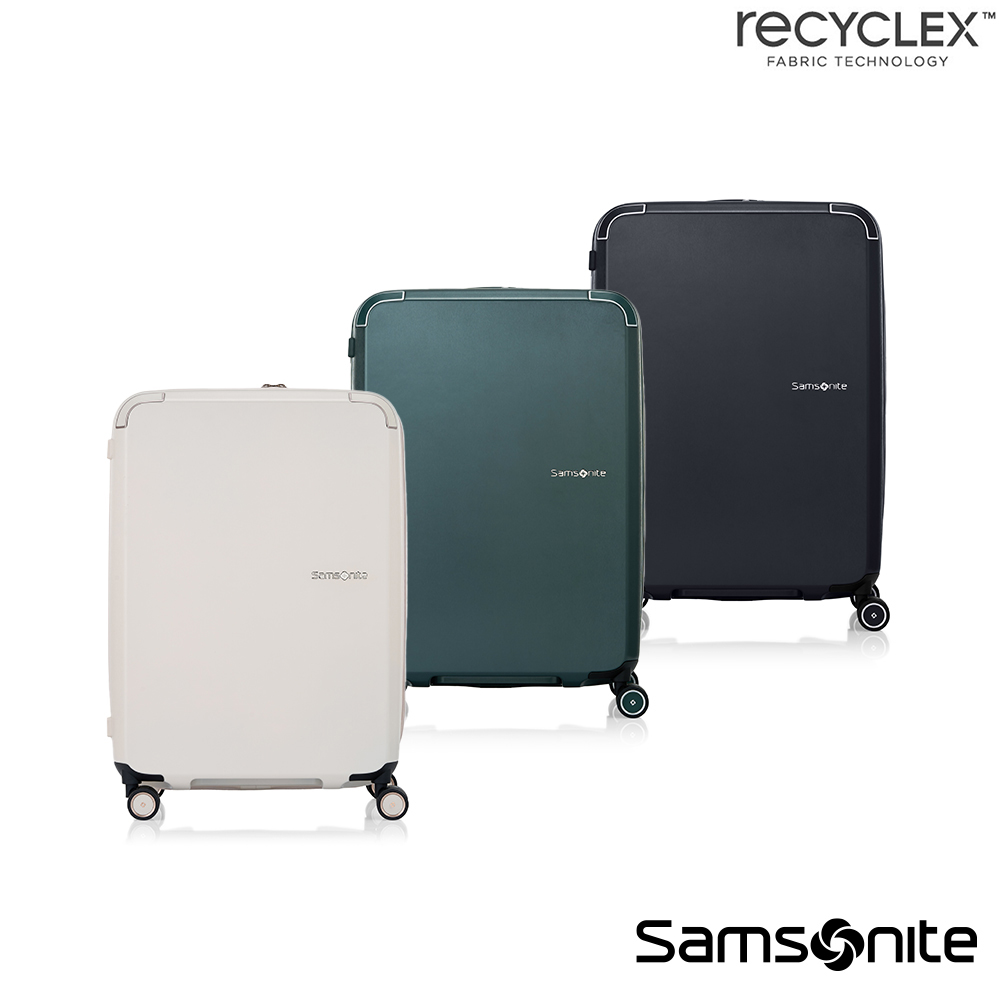 Samsonite新秀麗 25吋 ZENPOD 寬拉桿2/8開闔PC防盜拉鍊煞車雙輪行李箱