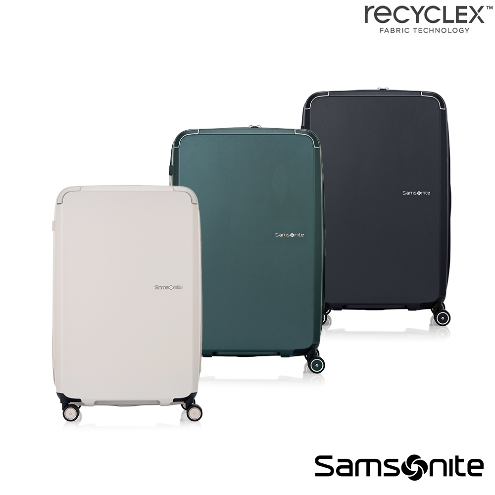 Samsonite新秀麗 28吋 ZENPOD 寬拉桿2/8開闔PC防盜拉鍊煞車雙輪行李箱/胖胖箱