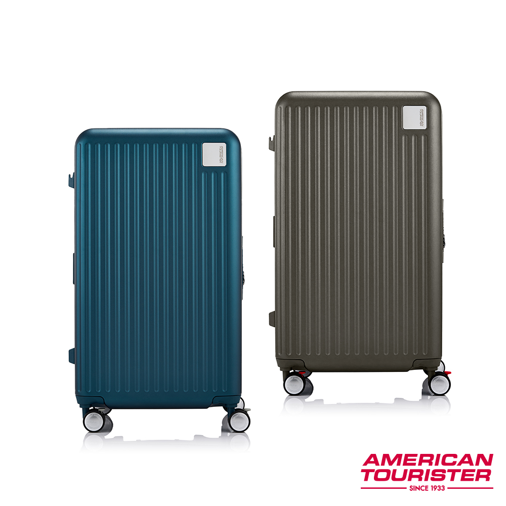AMERICAN TOURISTER美國旅行者 28吋 LOCKATION Trunk 2/8 PC防盜拉鍊避震剎車輪行李箱/胖胖箱