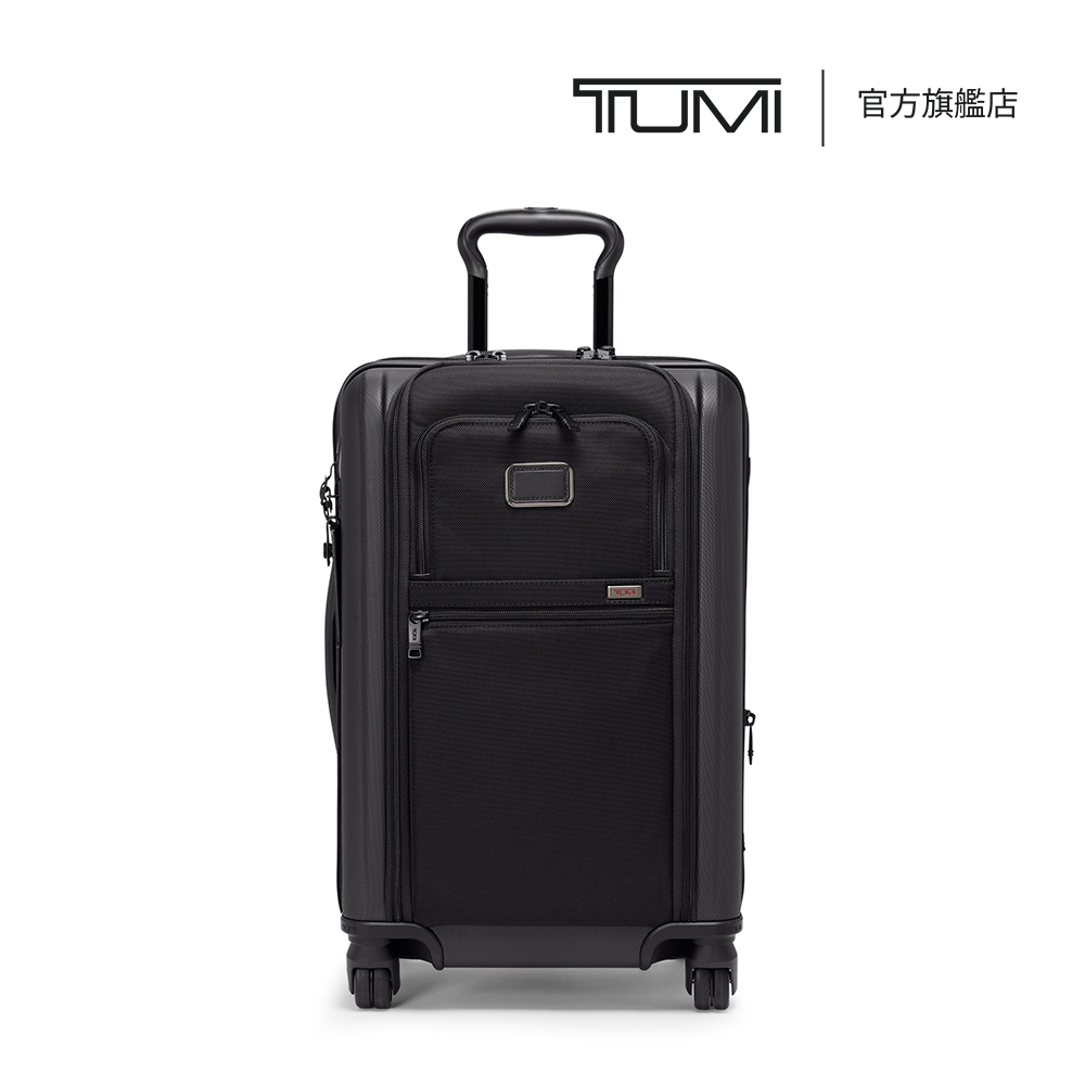TUMI Alpha Hybrid 國際旅行可擴充套件 22 吋登機箱 - 黑