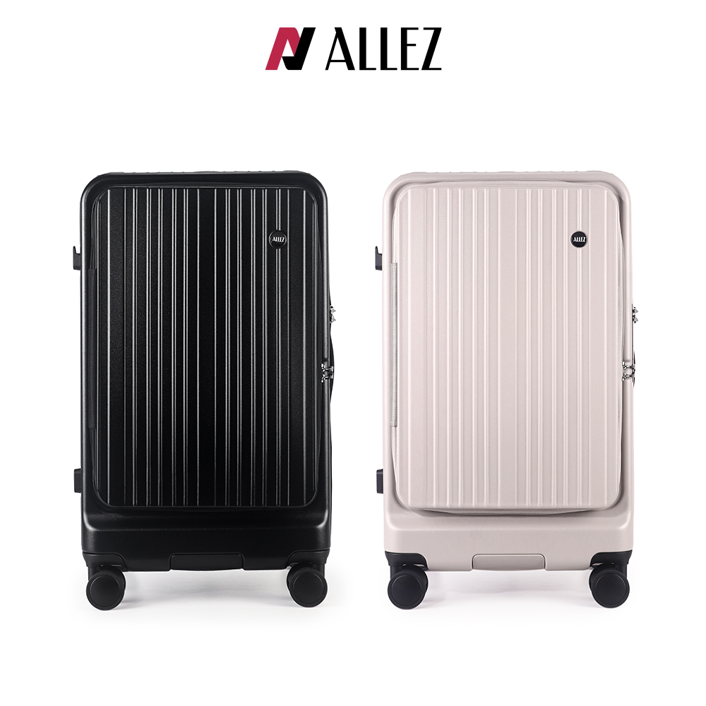 ALLEZ 奧莉薇閣 掀旅箱Liber Hinomoto煞車輪 雙開式行李箱 27吋(AVT24127)