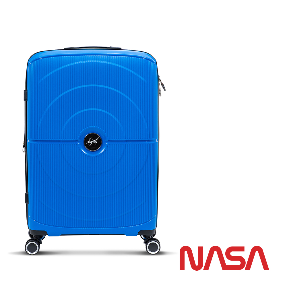 NASA SPACE 漫遊太空 科技感輕量28吋行李箱/旅行箱-星空藍 NA20004