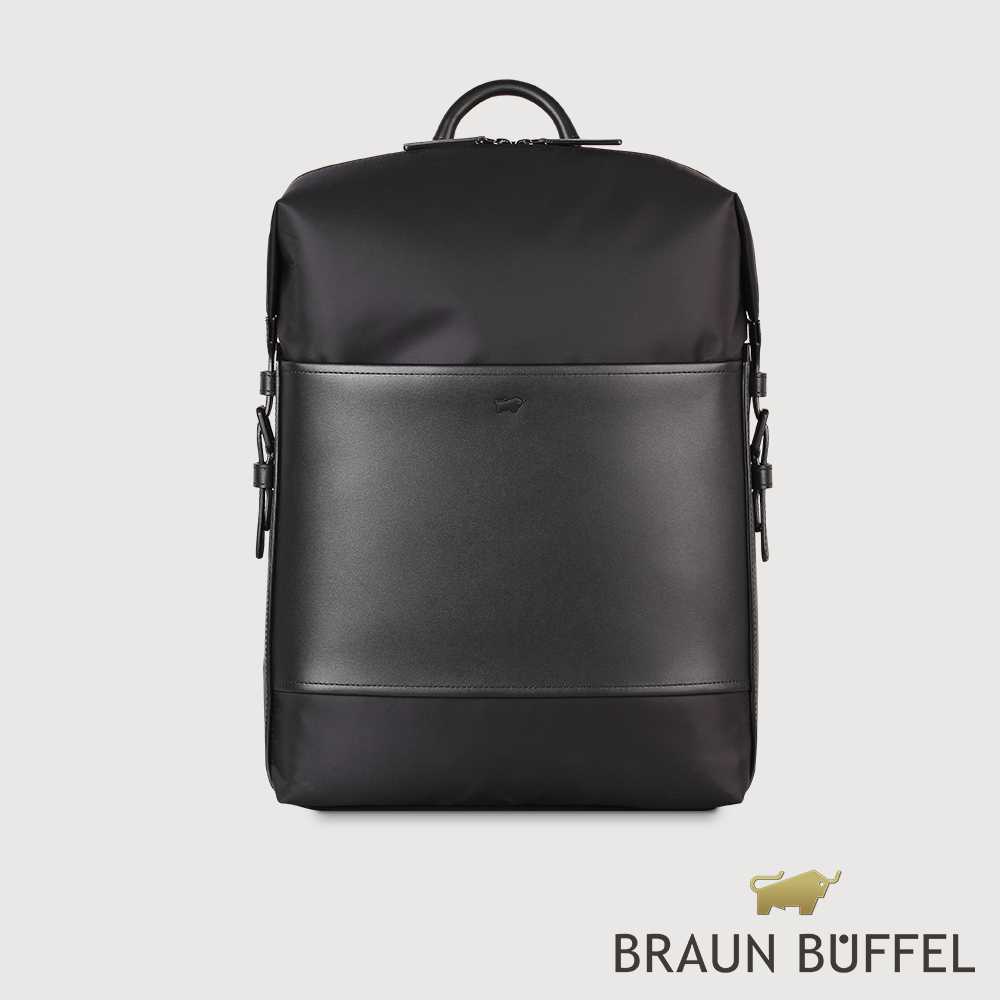 【BRAUN BUFFEL 德國小金牛】臺灣總代理 尼爾-B 後揹包-黑色/BF522-73-BK