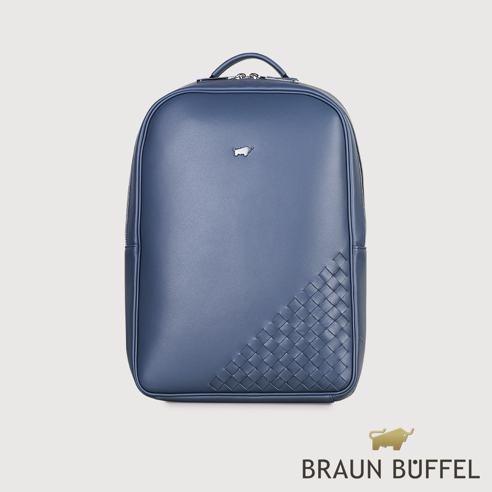 【BRAUN BUFFEL 德國小金牛】台灣總代理 墨菲斯 後背包-復古藍/BF524-72-VBL