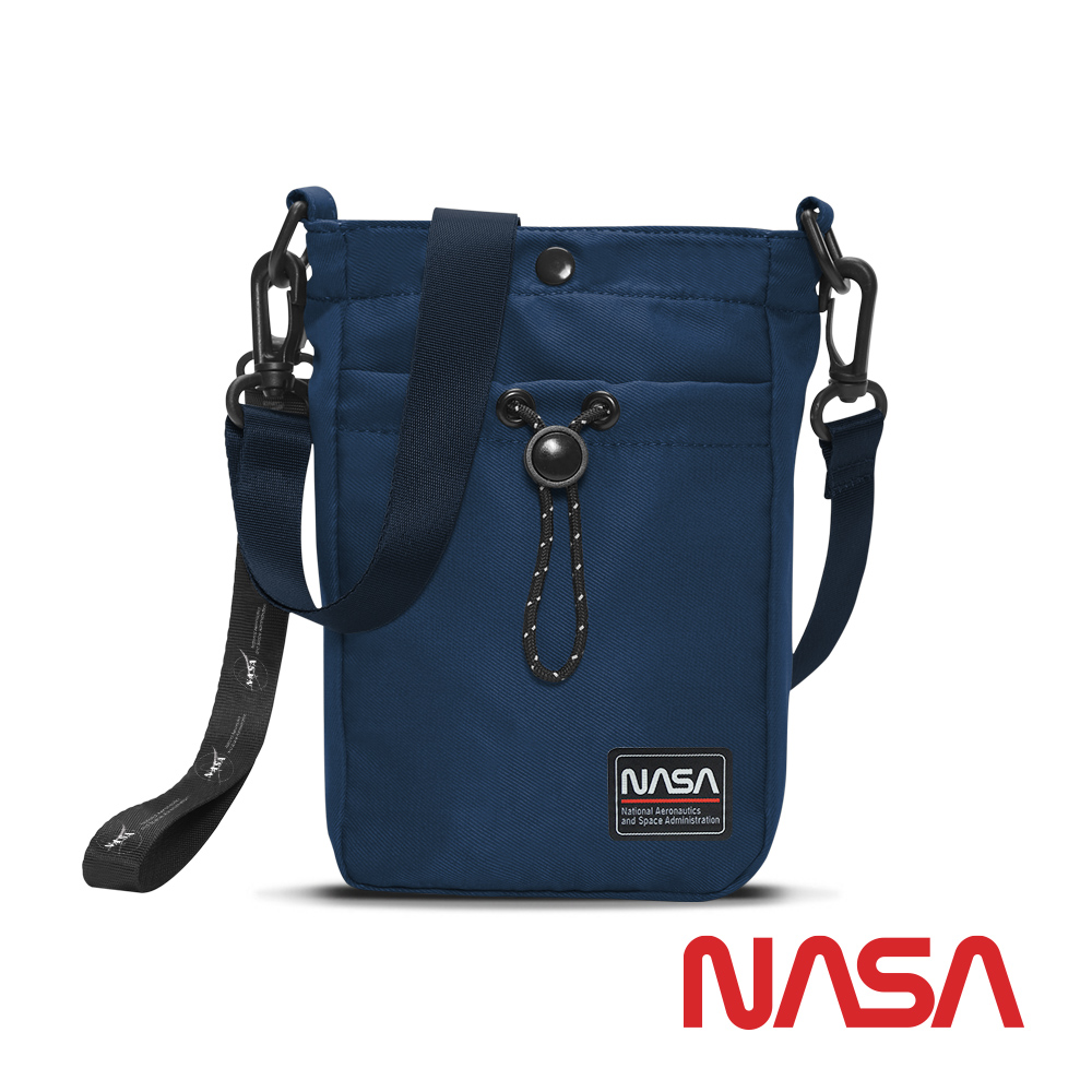 NASA SPACE 太空旅人旅行隨身包/側背包/手機包-午夜藍 NA20001