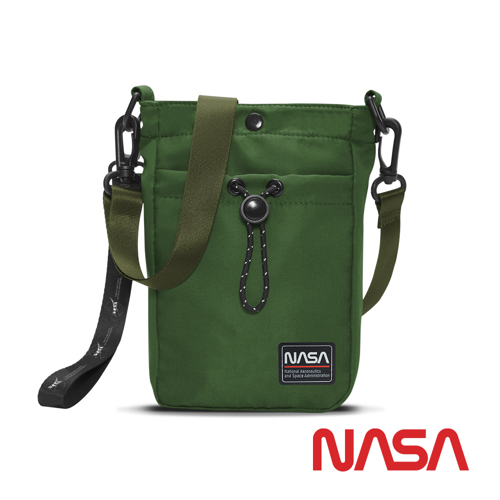 NASA SPACE 太空旅人旅行隨身包/側背包/手機包-極光綠 NA20001