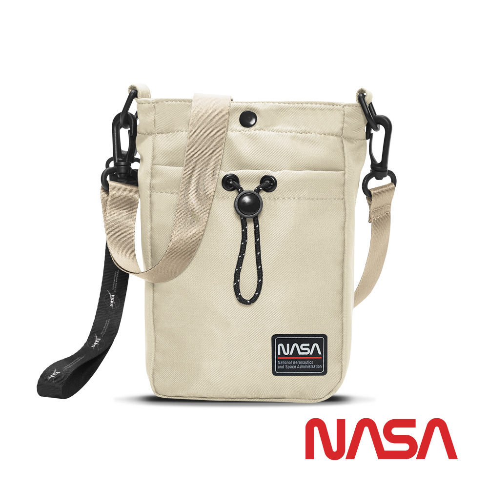 NASA SPACE 太空旅人旅行隨身包/側背包/手機包-月岩金 NA20001