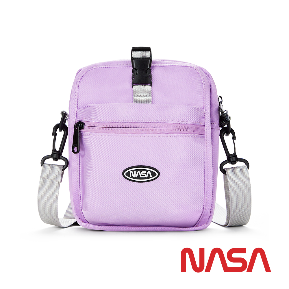 NASA SPACE 機能撞色隨身小包/側背包/斜背包-星塵紫 NA20005