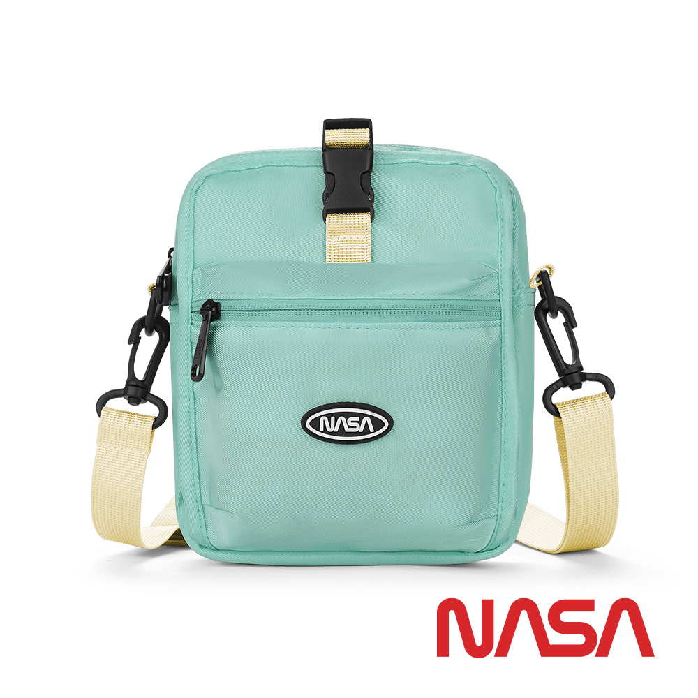 NASA SPACE 機能撞色隨身小包/側背包/斜背包-星空綠 NA20005