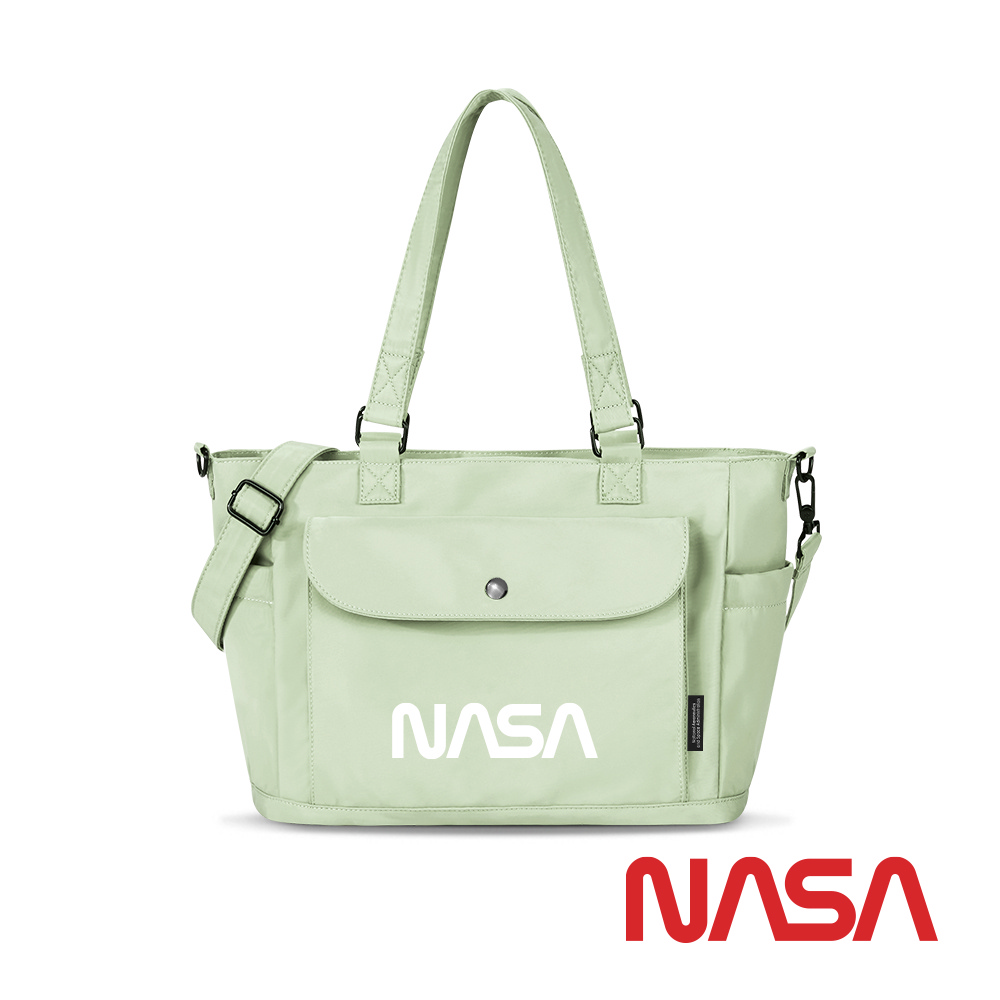 NASA SPACE城市旅人兩用托特/斜背包-星空綠 NA20008