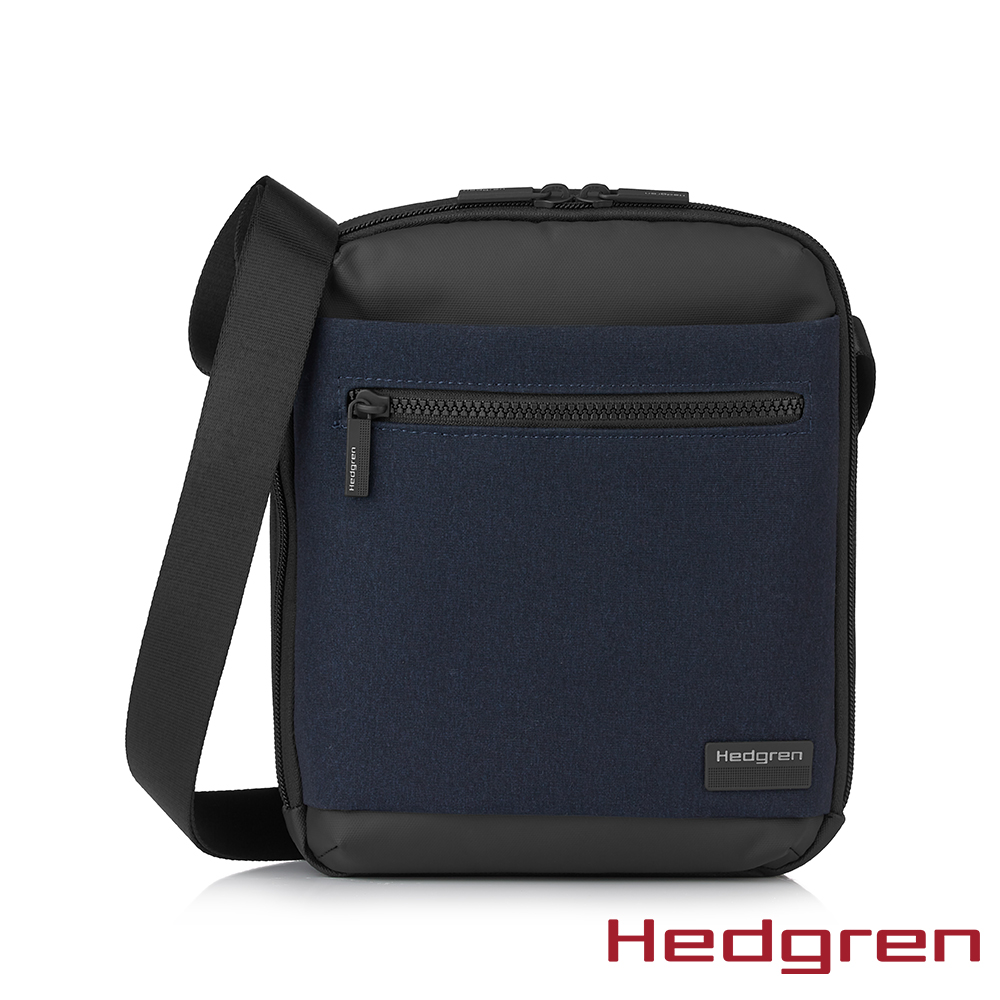 Hedgren NEXT商務系列 RFID防盜 10吋平板 側背方包 深藍
