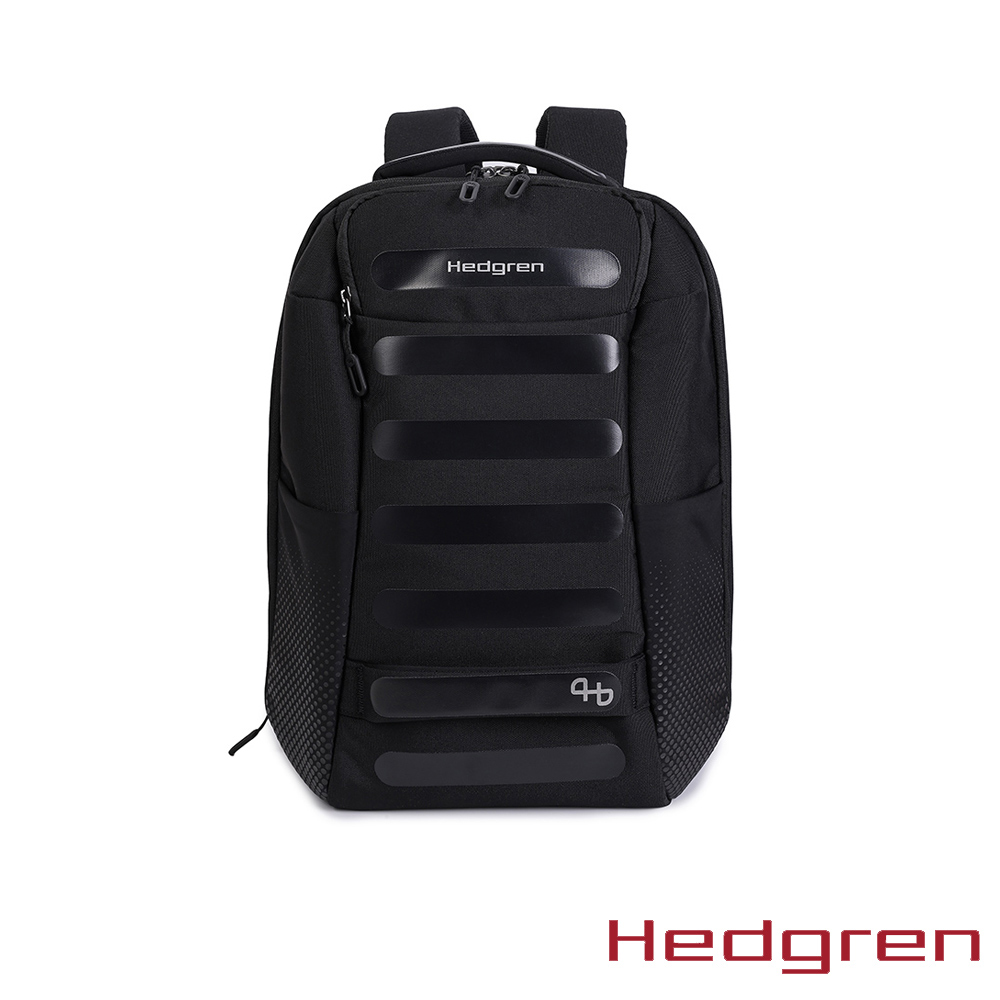 Hedgren COMBY SS系列 RFID防盜 L Size 15.6吋 雙格層 附雨套 後背包 黑色