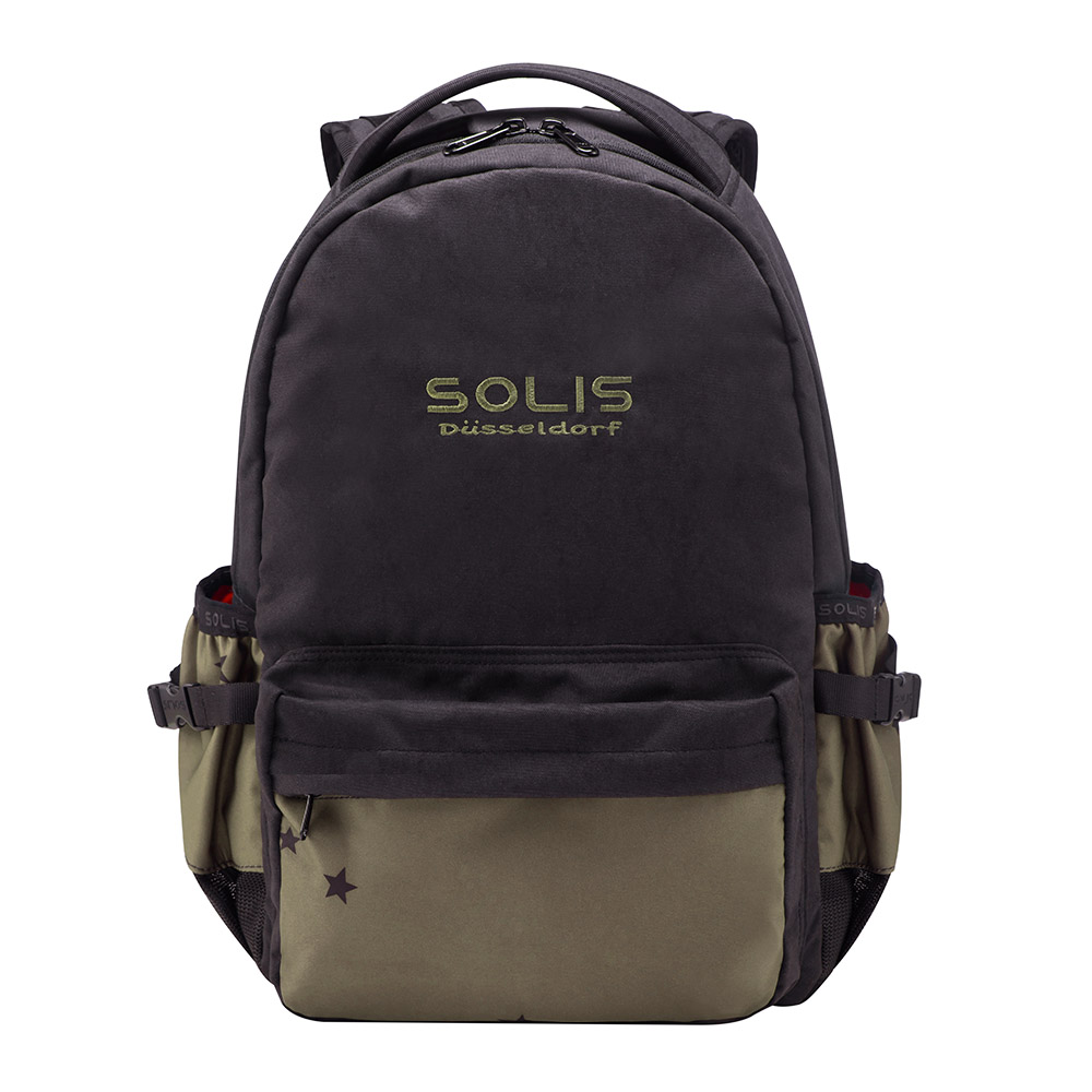SOLIS 點星系列 ONES 小尺寸前袋款電腦後背包(焦茶棕)