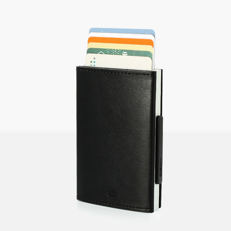 Cascade Wallet RFID 安全防盜真皮三摺錢包