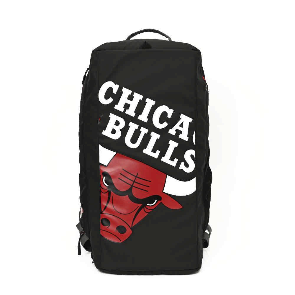 NBA 經典隊徽 兩用 旅行袋 公牛隊-3255171420