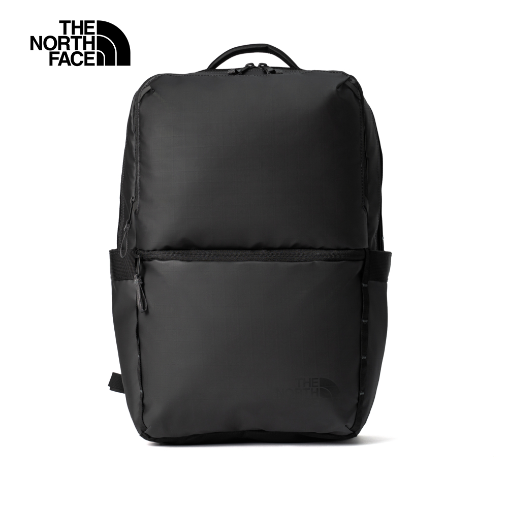 The North Face北面男女款黑色多隔層方形休閒後揹包｜81DMKT0 筆電包/登山包