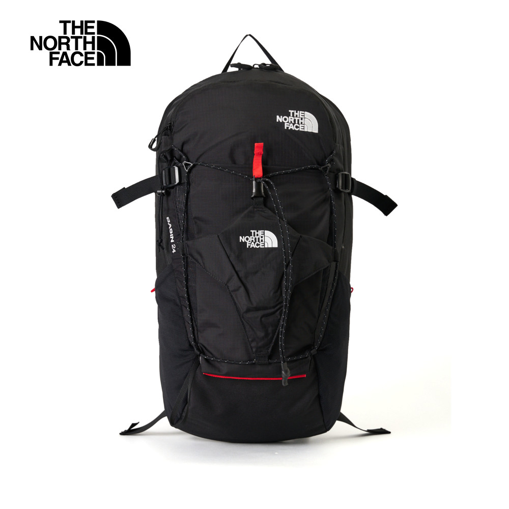The North Face北面男女款黑色DWR防潑水大容量休閒後揹包｜8BKFKX7 筆電包/登山包