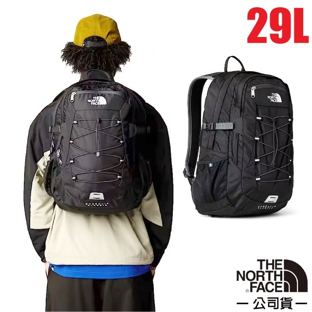 【The North Face】Borealis Classic 抗撕裂多功能後揹包29L/CF9C-4GZ 黑瀝灰